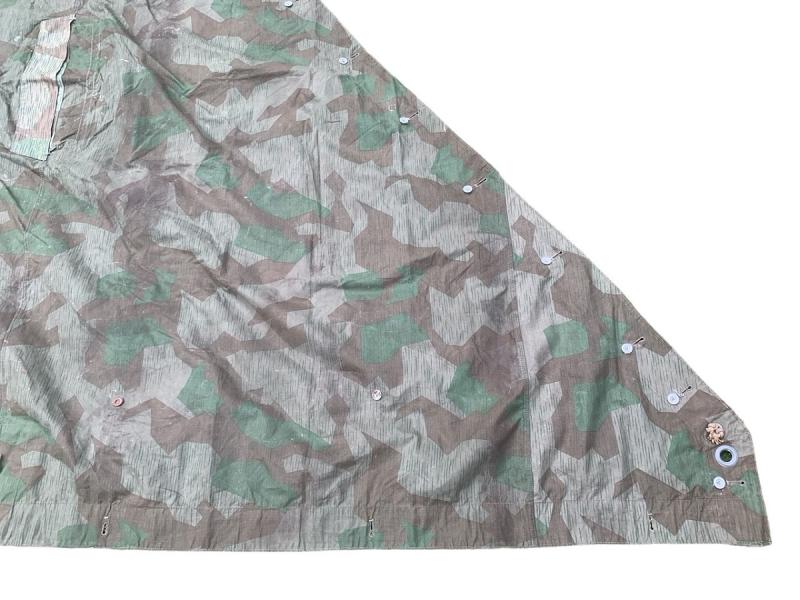 Extremely rare Reduced pattern + carbon overprint Splittertarn zeltbahn