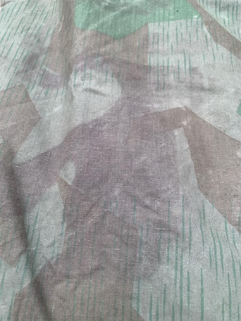 Extremely rare Reduced pattern + carbon overprint Splittertarn zeltbahn