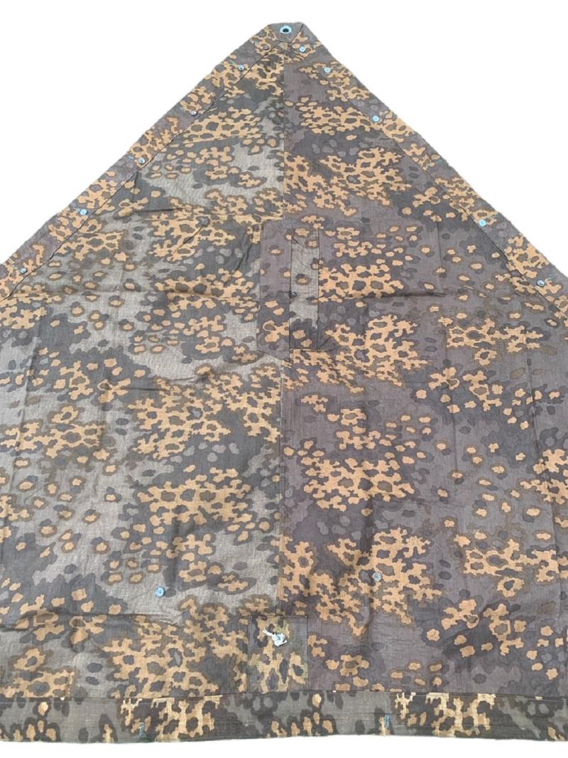 Waffen SS 4 panel Oakleaf zeltbahn in mint condition.