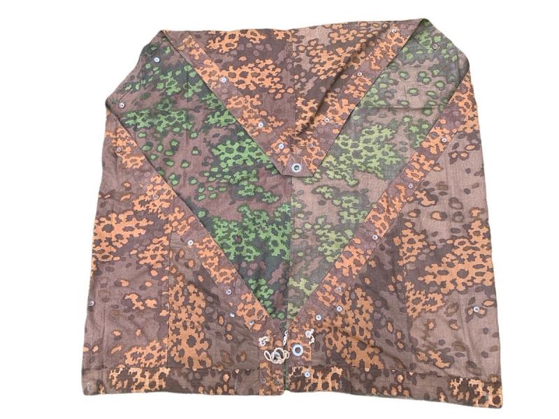 Waffen SS 4 panel Oakleaf zeltbahn in mint condition.