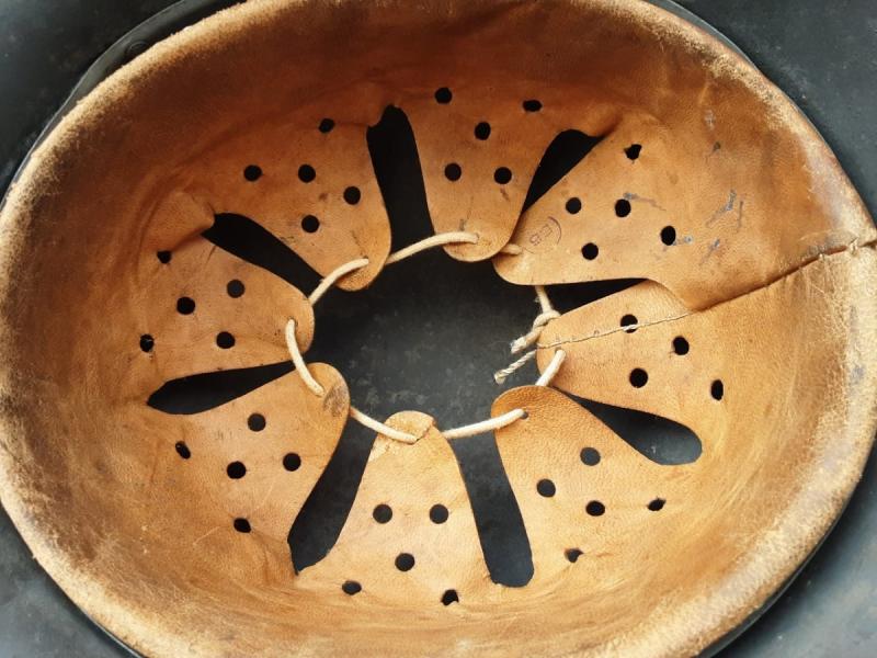 Luftwaffe M35 Woodchip Camo Helmet With Ghost Decal