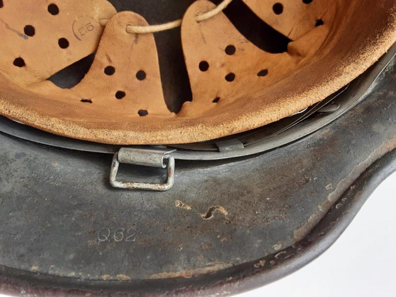 Luftwaffe M35 Woodchip Camo Helmet With Ghost Decal