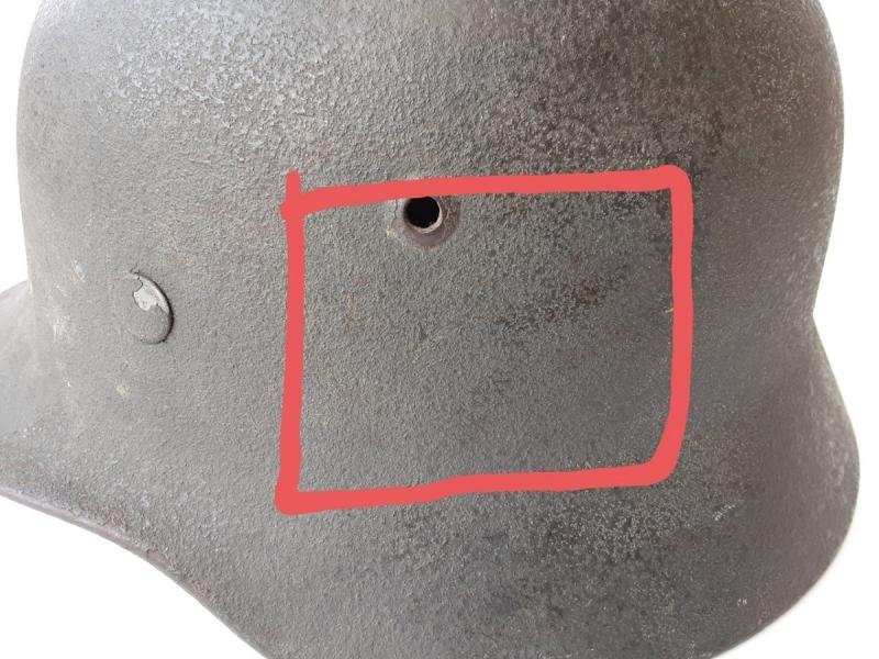 Luftwaffe M35 Woodchip Camo Helmet With Ghost Decal