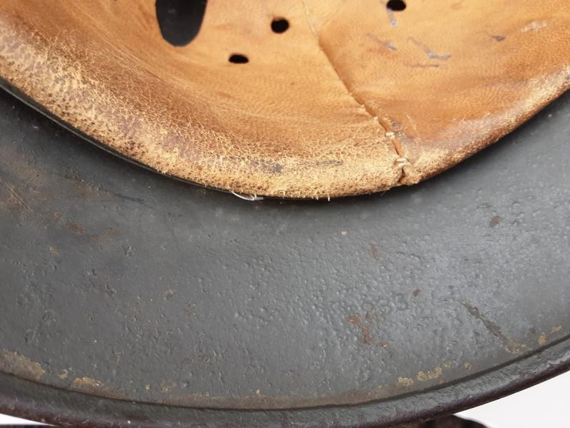 Luftwaffe M35 Woodchip Camo Helmet With Ghost Decal