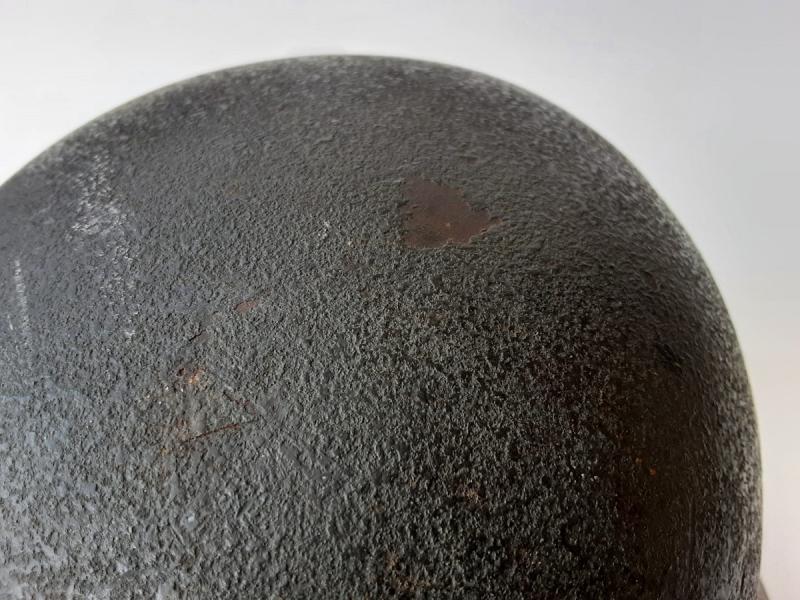 Luftwaffe M35 Woodchip Camo Helmet With Ghost Decal