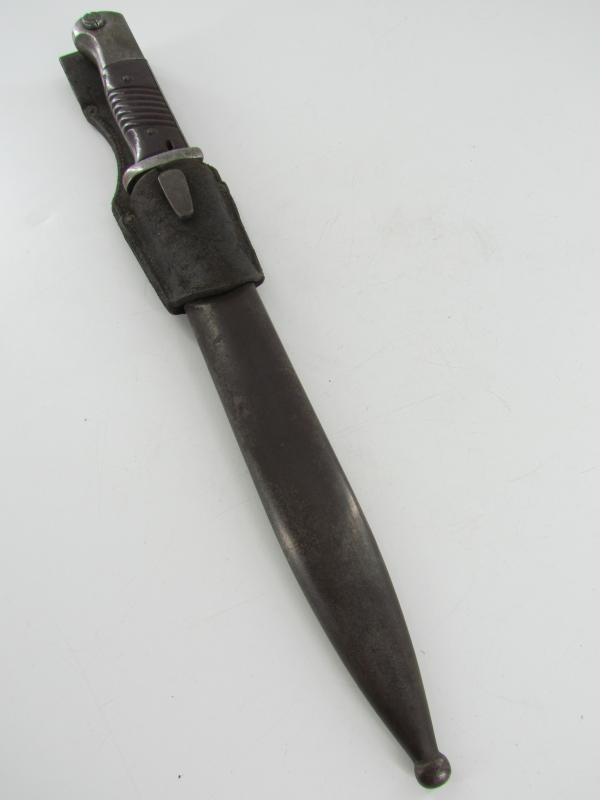 K98 Bayonet (Seitengewehr)SG 84/98...44crs... With Frog