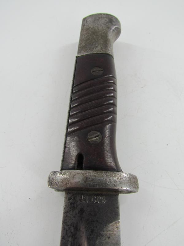 K98 Bayonet (Seitengewehr)SG 84/98...44crs... With Frog