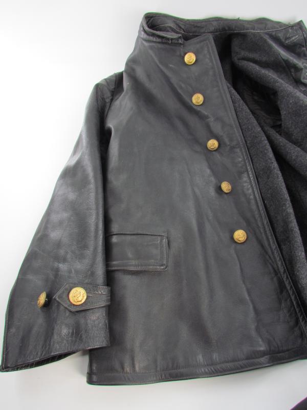 Kriegsmarine/U-boot Protective Black Leather Jacket
