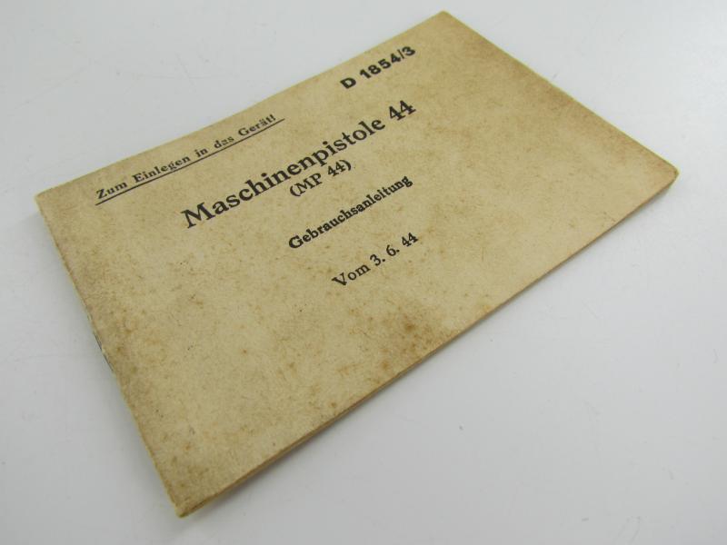 MP43/44 Sturmgewehr Instruction Booklet.....very Rare
