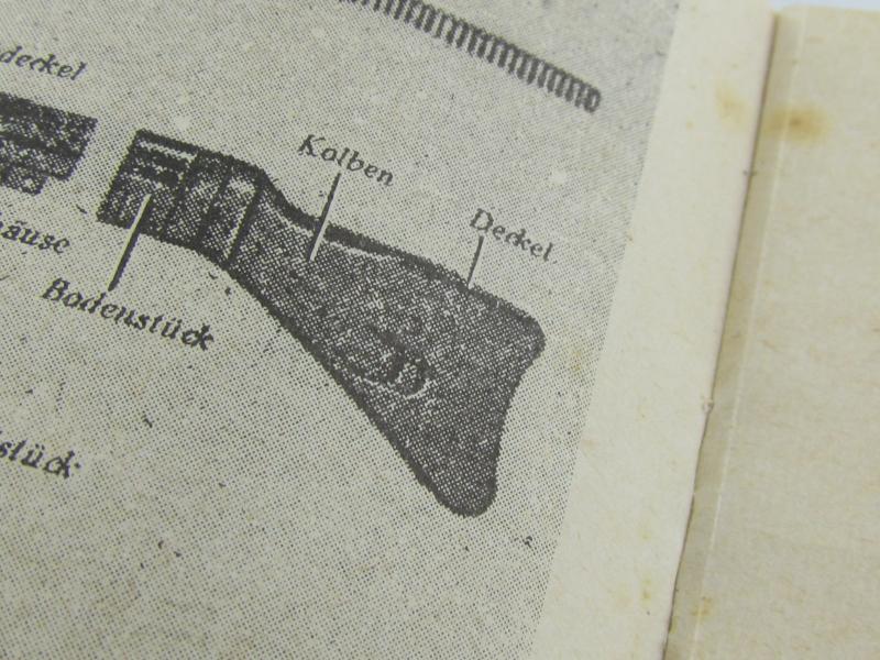 MP43/44 Sturmgewehr Instruction Booklet.....very Rare