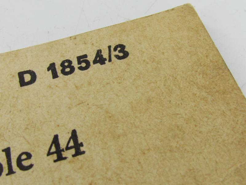 MP43/44 Sturmgewehr Instruction Booklet.....very Rare