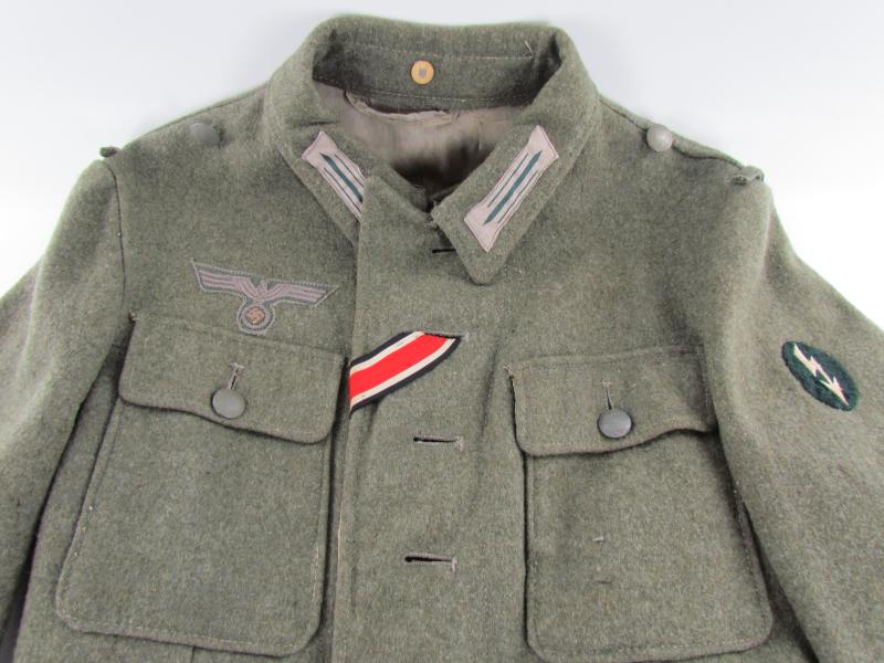 Wehrmacht Heer M43 field tunic With Original Applied Insignia