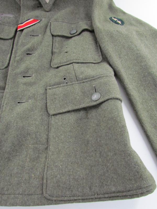 Wehrmacht Heer M43 field tunic With Original Applied Insignia