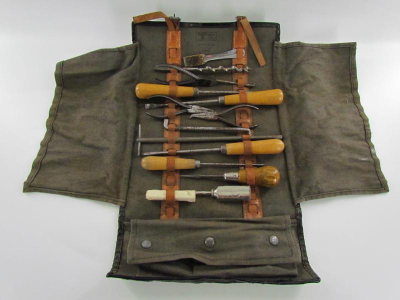 Wehrmacht ( Pioneer )Canvas Tool Bag With Contents ... WaA Marked