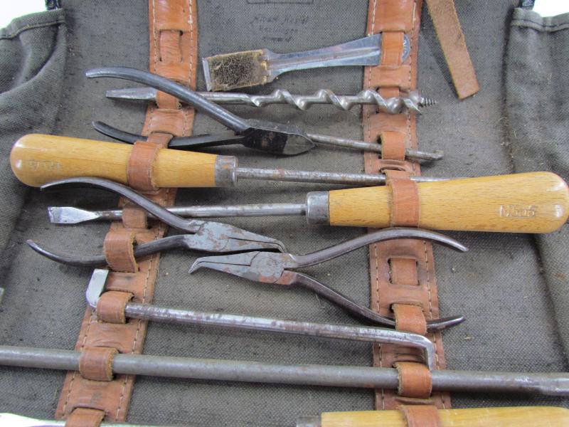 Wehrmacht ( Pioneer )Canvas Tool Bag With Contents ... WaA Marked