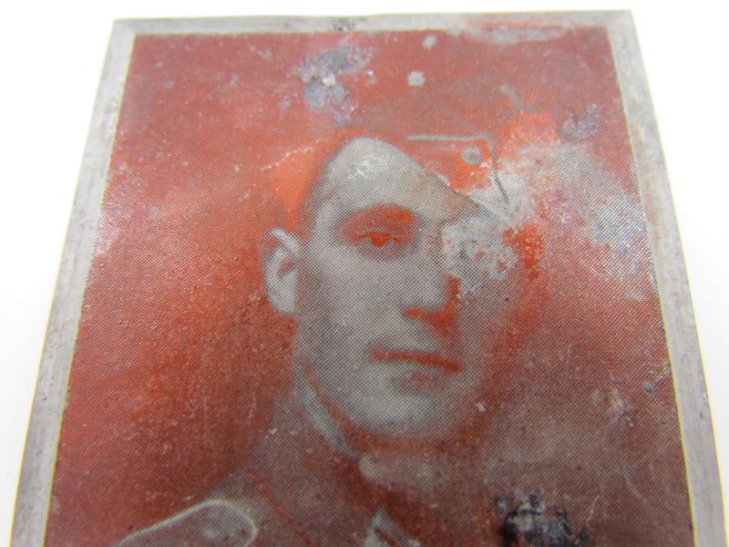 Original German Newspaper Photo “Druckplatte” (printing plate)