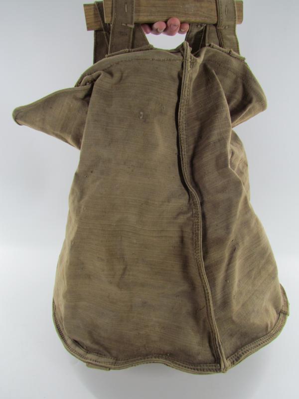 Original Large Wehrmacht Canvas Waterbag in Carrying Bag