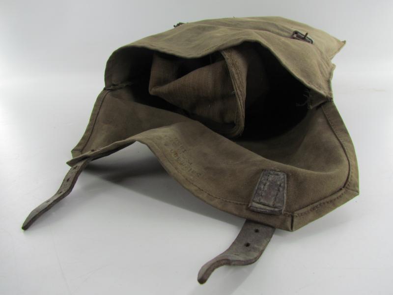 Original Large Wehrmacht Canvas Waterbag in Carrying Bag