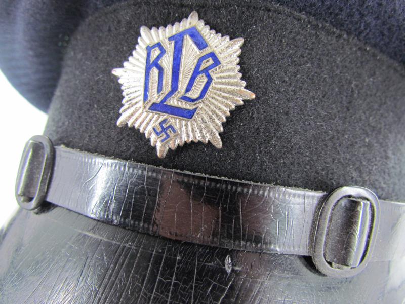 RLB ( Reichsluftschutzbund )Block Warden's Visor Cap