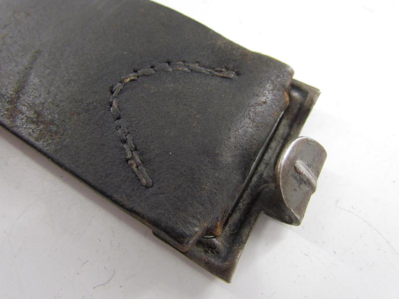 Aluminium Belt Buckle – Waffen-SS – RZM 822/37 with Belt