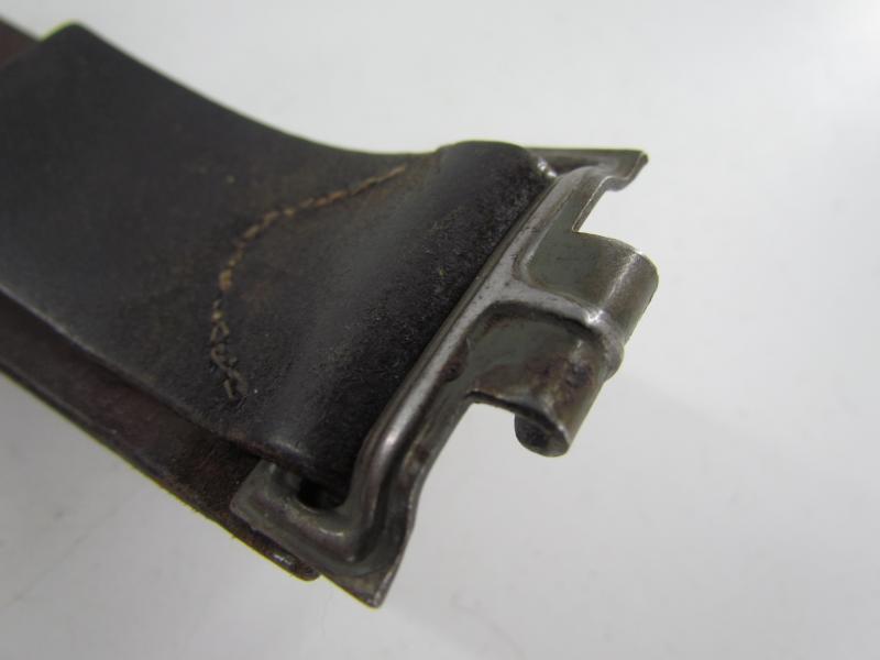 Aluminium Belt Buckle – Waffen-SS – RZM 822/37 with Belt