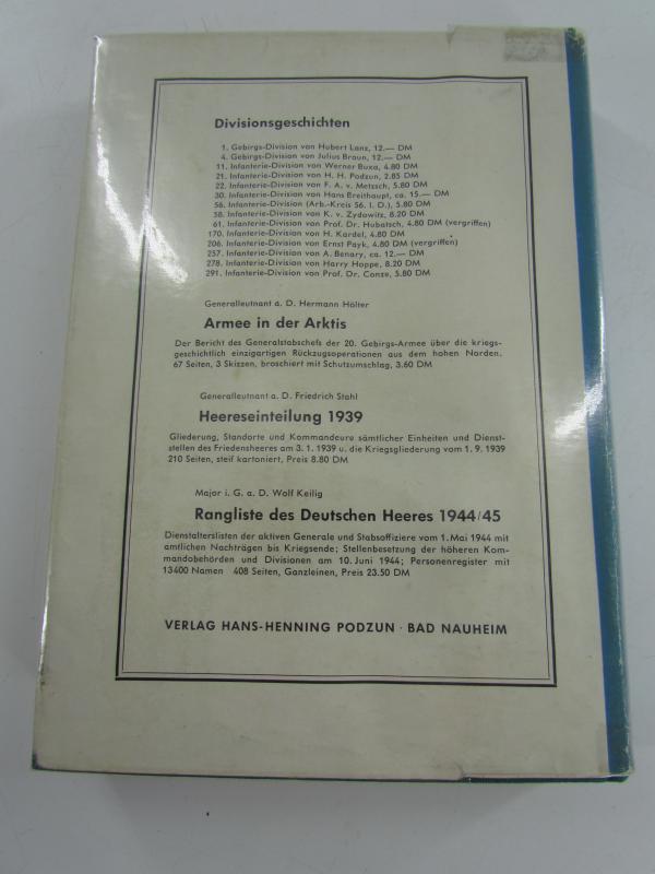 Book : Gentian and Edelweiss. The 4th Mountain Division 1940-1945.