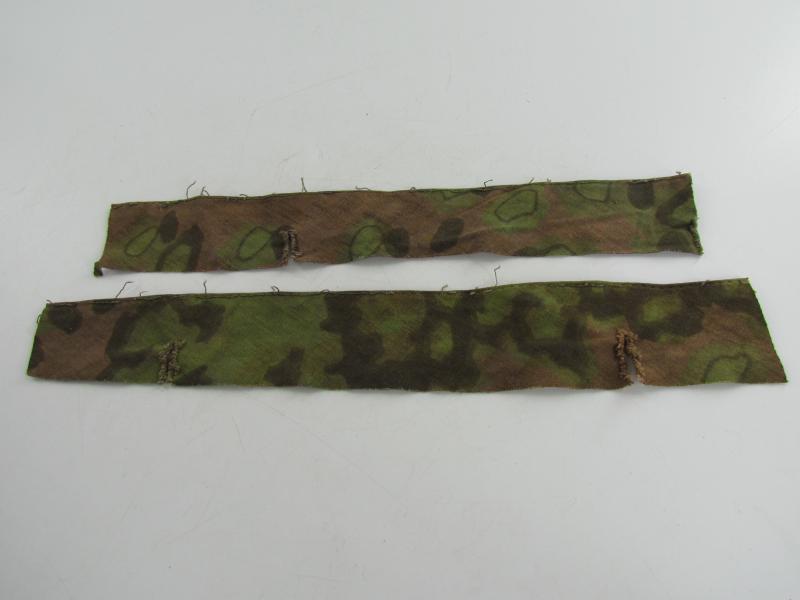 Original Waffen SS Camouflage Parts of Smocks, Zeltbahn etc