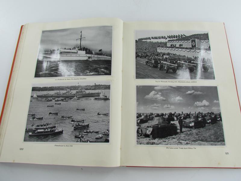 Complete Original 1936 Picture Album On Adolf Hitler