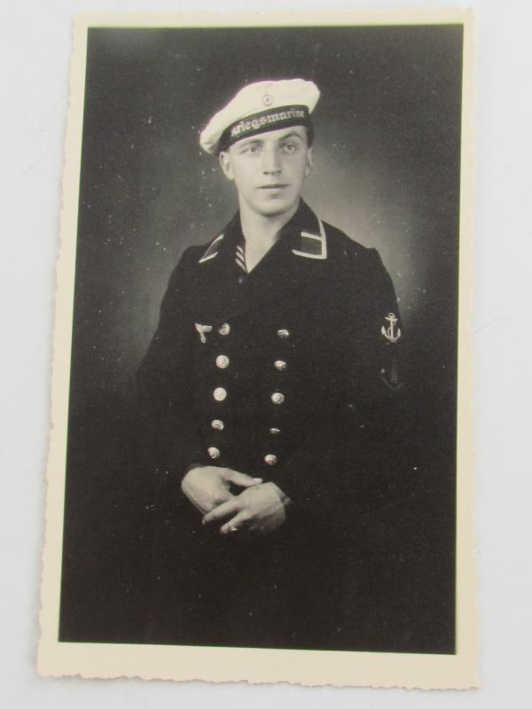 Portrait Photo of a Kriegsmarine Soldier