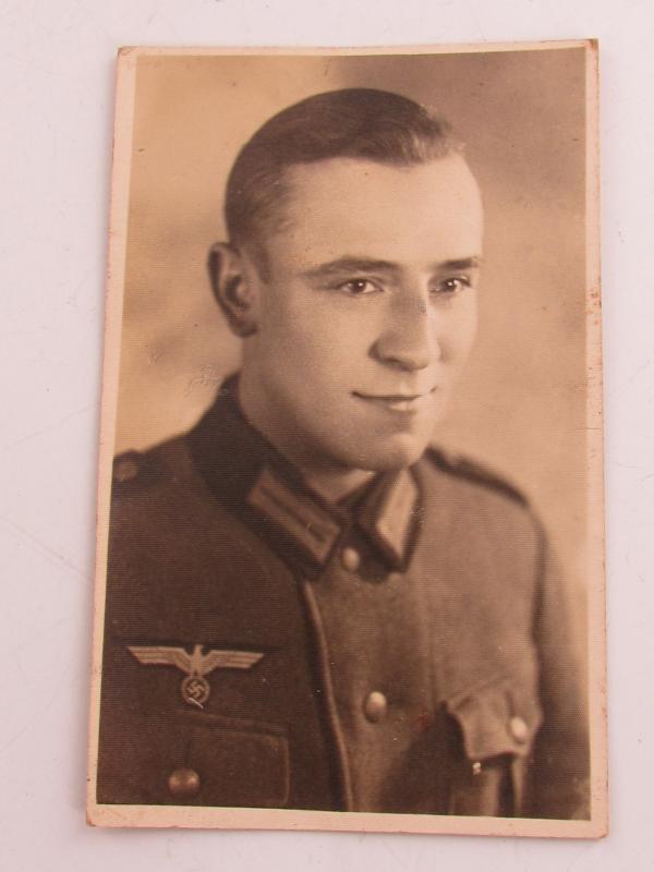 Portrait Photo of a Wehrmacht Soldier