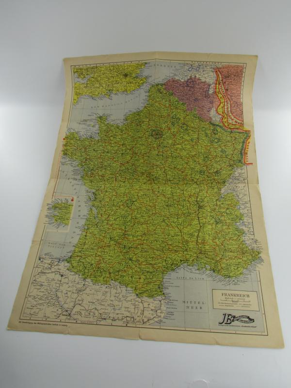 Frankreichs Schuld Map