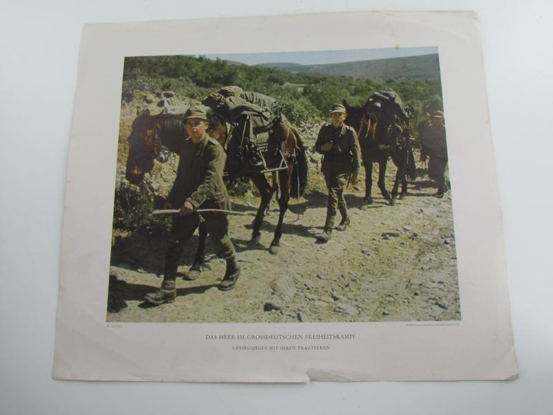 German.Printed Photo,”Das Heer Im Grossdeutschen Freiheitskampf