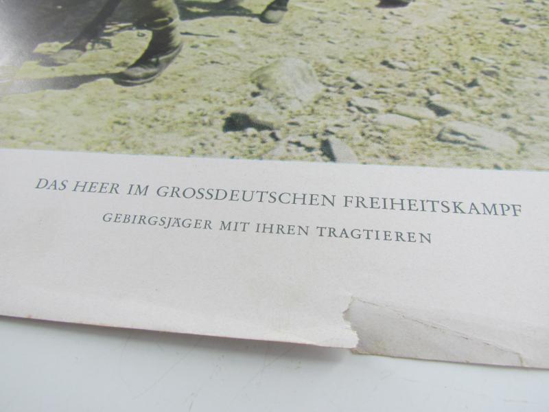 German.Printed Photo,”Das Heer Im Grossdeutschen Freiheitskampf