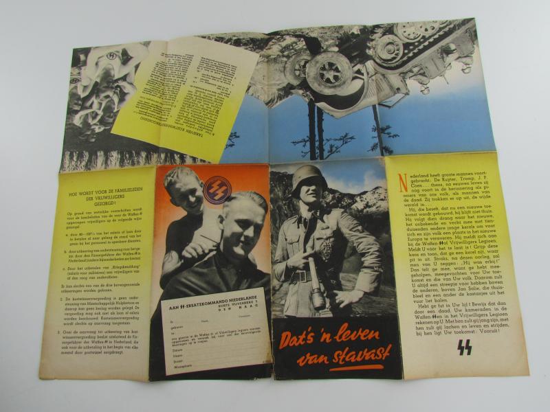 Dutch 'Waffen-SS' Recruitment Flyer/Poster
