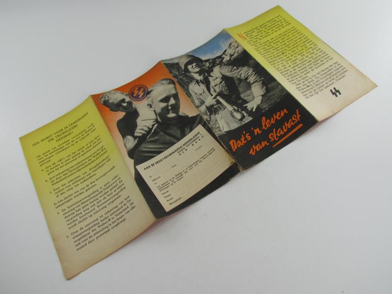Dutch 'Waffen-SS' Recruitment Flyer/Poster