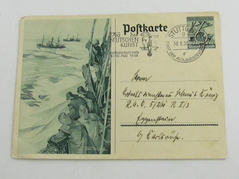 Original German Commemorative Postcard