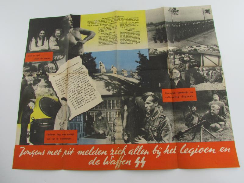 Dutch 'Waffen-SS' Recruitment Flyer/Poster
