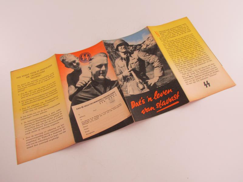 Dutch 'Waffen-SS' Recruitment Flyer/Poster