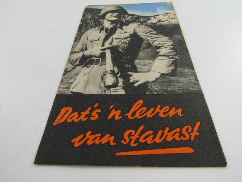 Dutch 'Waffen-SS' Recruitment Flyer/Poster