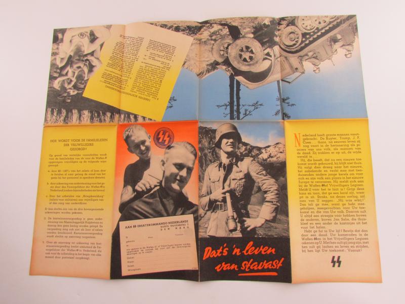 Dutch 'Waffen-SS' Recruitment Flyer/Poster
