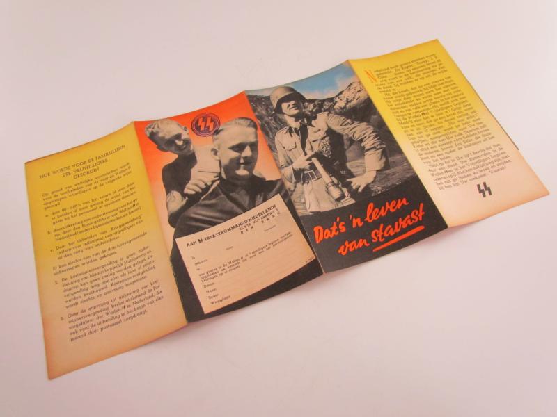 Dutch 'Waffen-SS' Recruitment Flyer/Poster