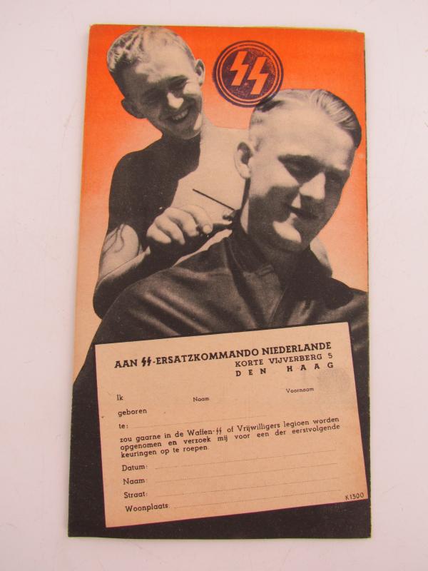 Dutch 'Waffen-SS' Recruitment Flyer/Poster