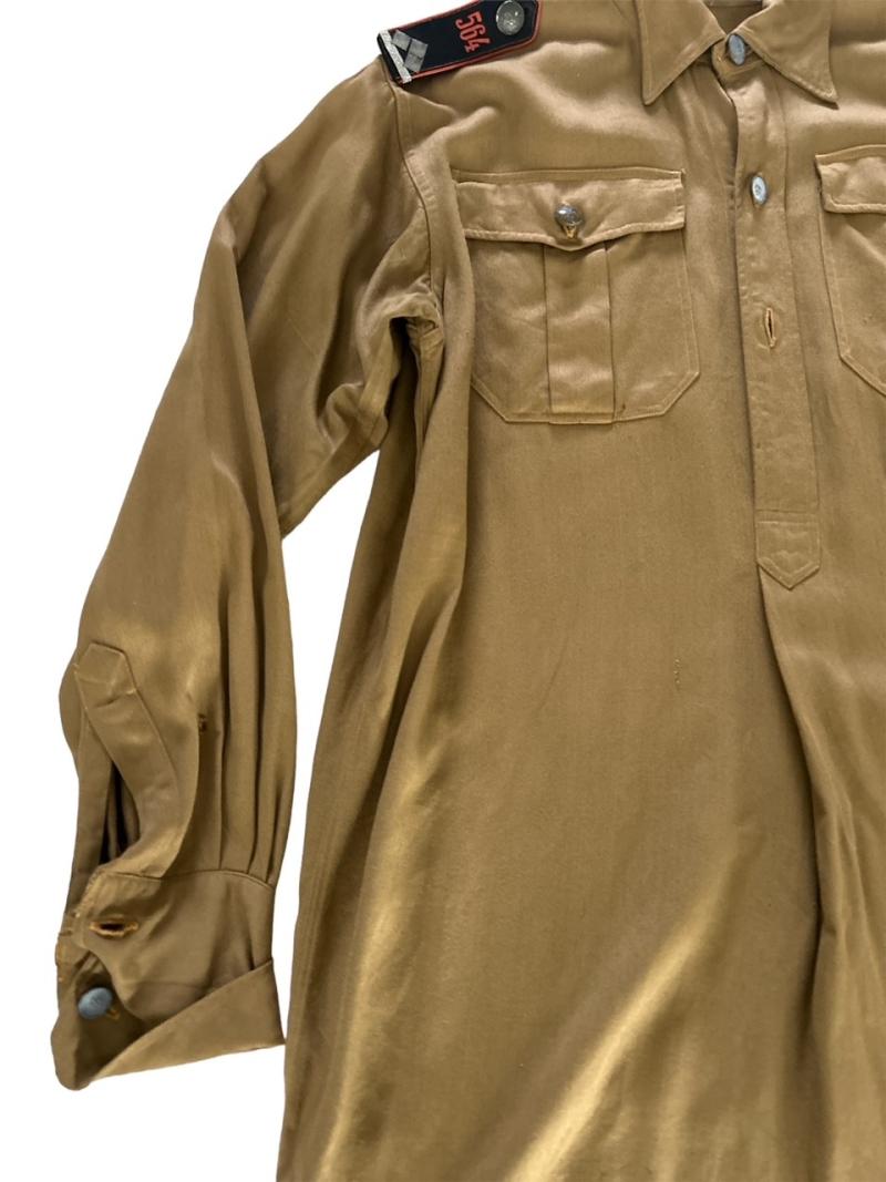 Hitler Youth Service Shirt With Insignia Süd Ost Kärnten