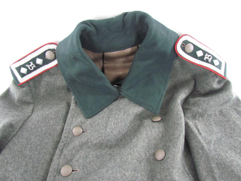 Wehrmacht (Heer) Artillery Officer's Greatcoat with Insignia