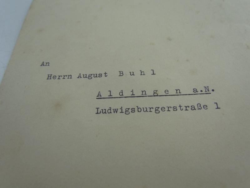 Third Reich Golden Wedding Anniversary Award Grouping 1937