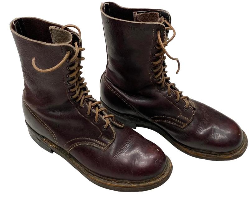 2nd Model Fallschirmjäger Jumpboots in Brown (!) Leather