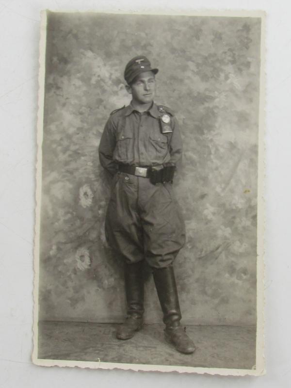 Portrait Photo of a Wehrmacht Soldier