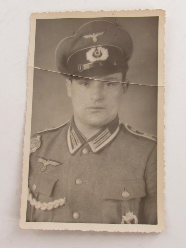 Portrait Photo of a Wehrmacht Soldier