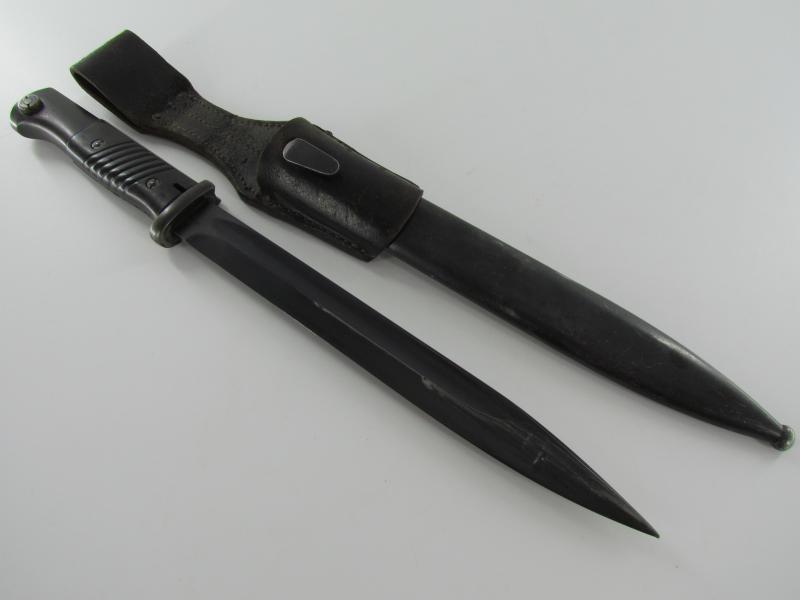 K98 Bayonet (Seitengewehr)SG 84/98 With Frog...Top Condition