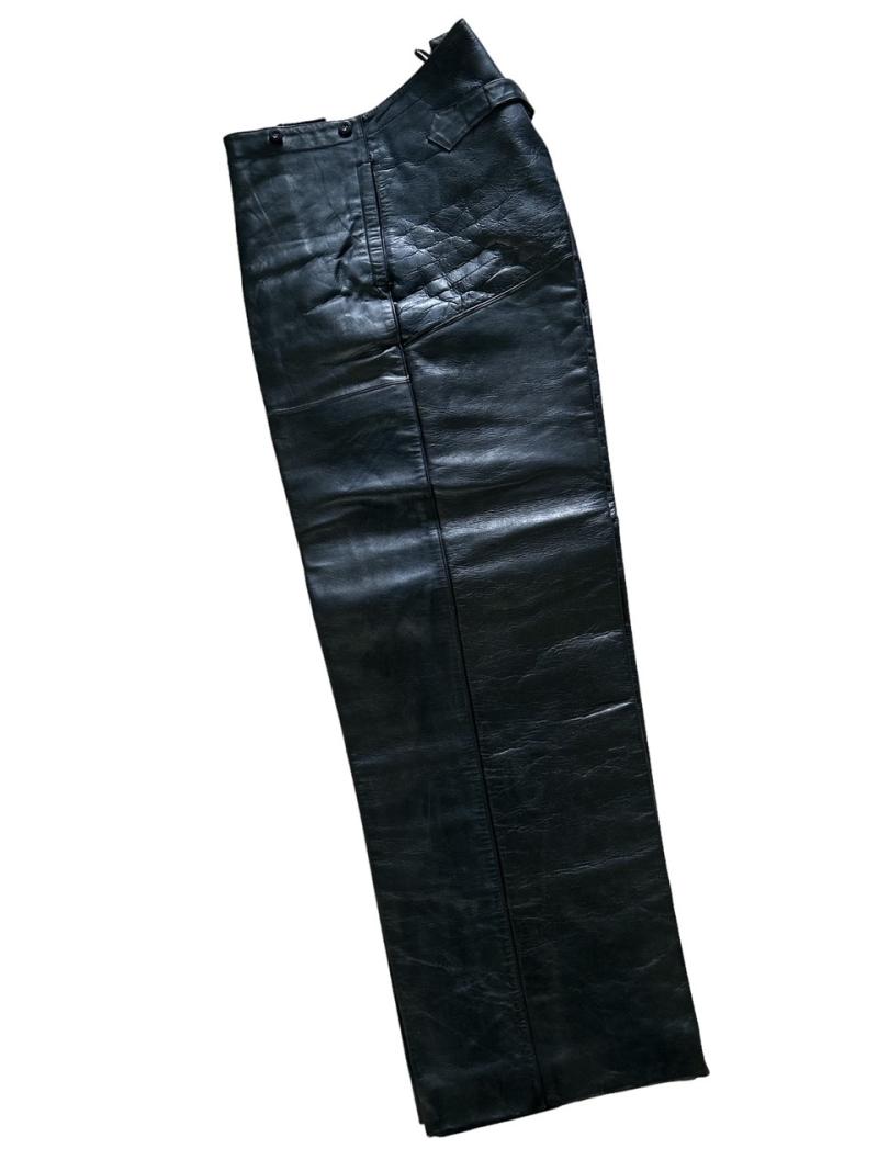 Kriegsmarine/U-boot Protective Black Leather Jacket and Trousers and Südwester